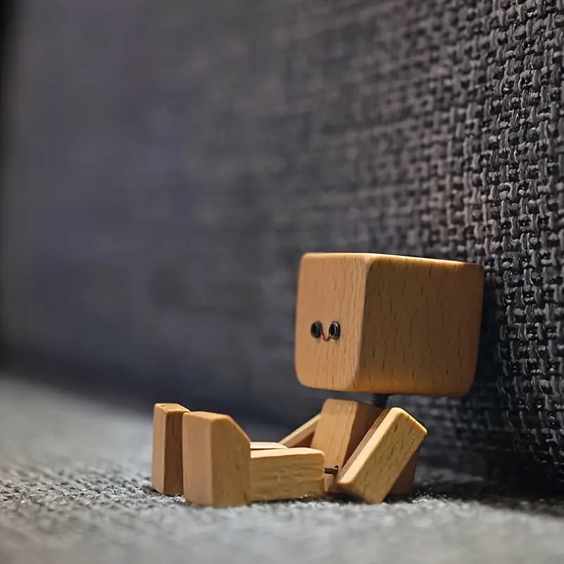 🔥Last Day 49% OFF - ❤🎁Shaking Feet Wooden Figure with 12PCS Magnetic Expressions