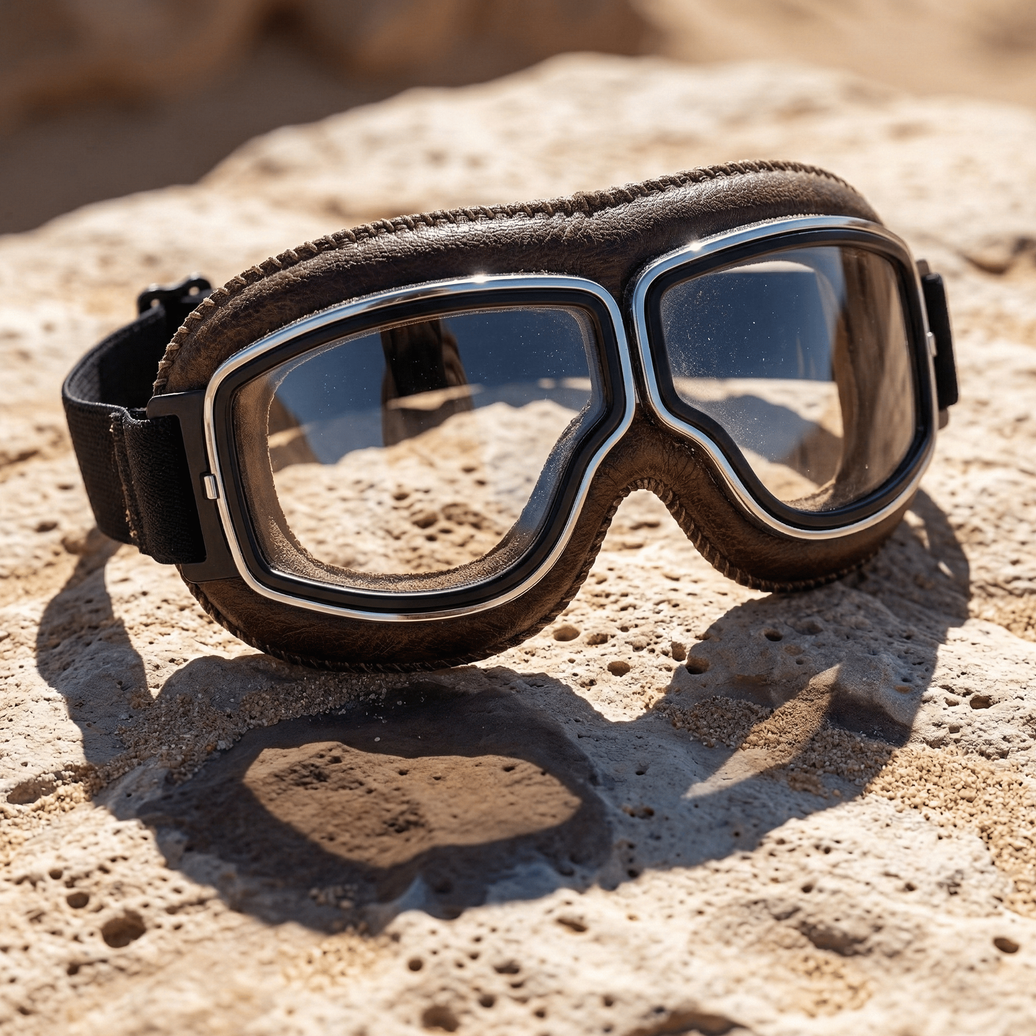🔥Last Day 49% OFF - 🛠️🏍️OTG Vintage Motorcycle Goggles🕶️ - Fits Over Prescription Glasses, Soft Padded Retro Riding Glasses with Anti-Slip Strap & UV400