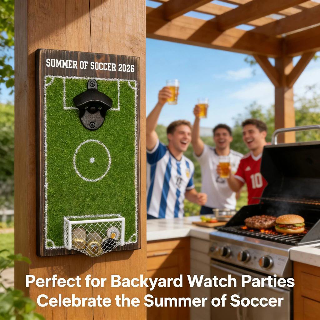 ⚡Hot Sales 49% OFF⚽ Soccer Field Bottle Opener Wall Decor