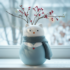 🐱🌱The Cozy Kitty Vase – A Little Hug for Your Hom