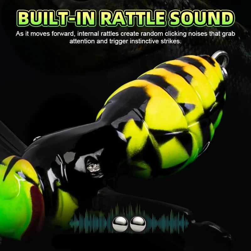 🐝🎣Surface-Crawling Wasp Replica Lure for Fishing