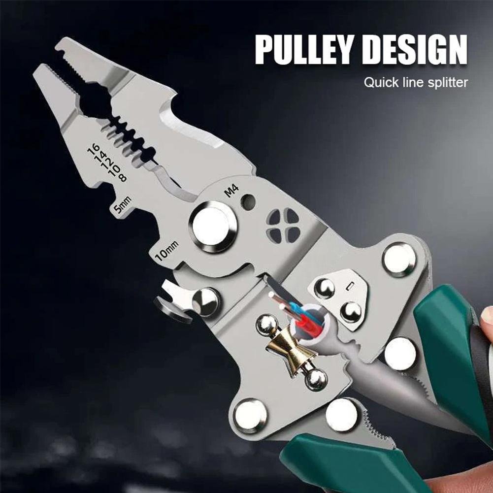 🔥Last Day Sale - 49% OFF💕-18 in 1 Foldable Multi-function Wire Stripper