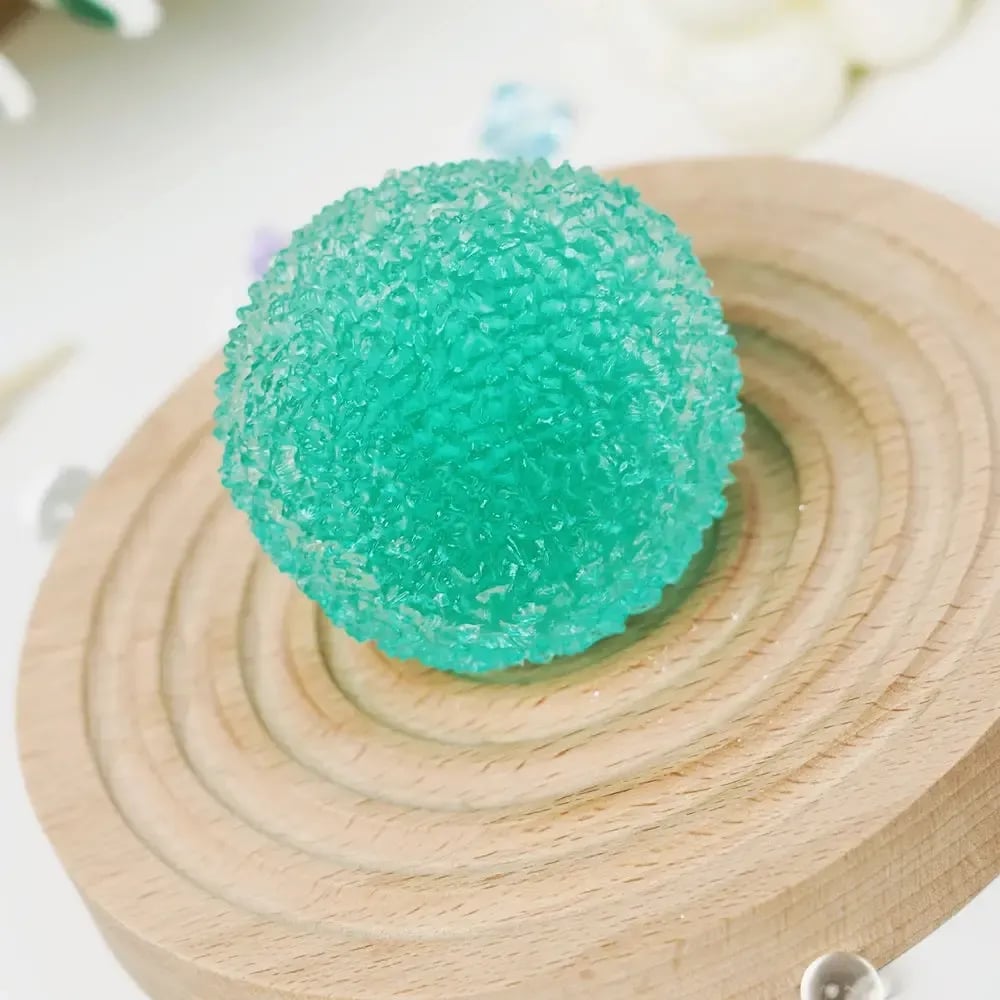 🔥Last Day 49% OFF - 💖 Handcrafted Crystal Mochi Ball Squishy Toy – Soft TPR Stress Relief Fidget 💖