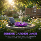 🔥Hot Sale 50% OFF🔥 Solar Lotus Bird Bath Fountain