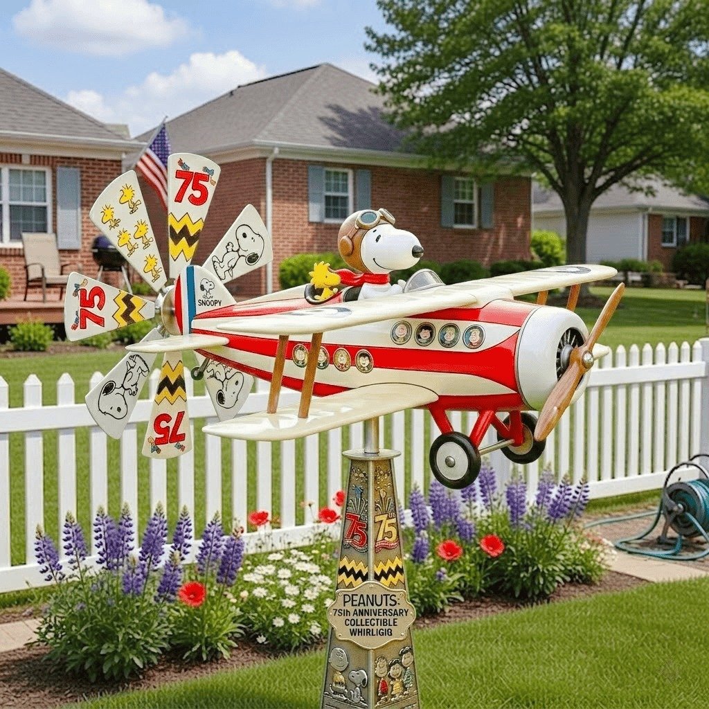 🔥🔥New Year 70% Off--The Flying Ace 75th Anniversary Commemorative Garden Wind Spinner