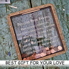 ❤️This Week's Special Price 49% OFF💜Pennies from Heaven Bank Wood Piggy Bank💋