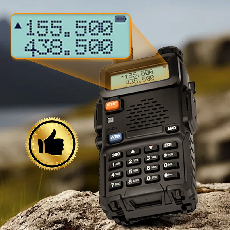 🔥Hot Sale 50% OFF🔥📡 UV-5R Ham Radio Long Range UV5R Two Way Radio Dual Band Walkie