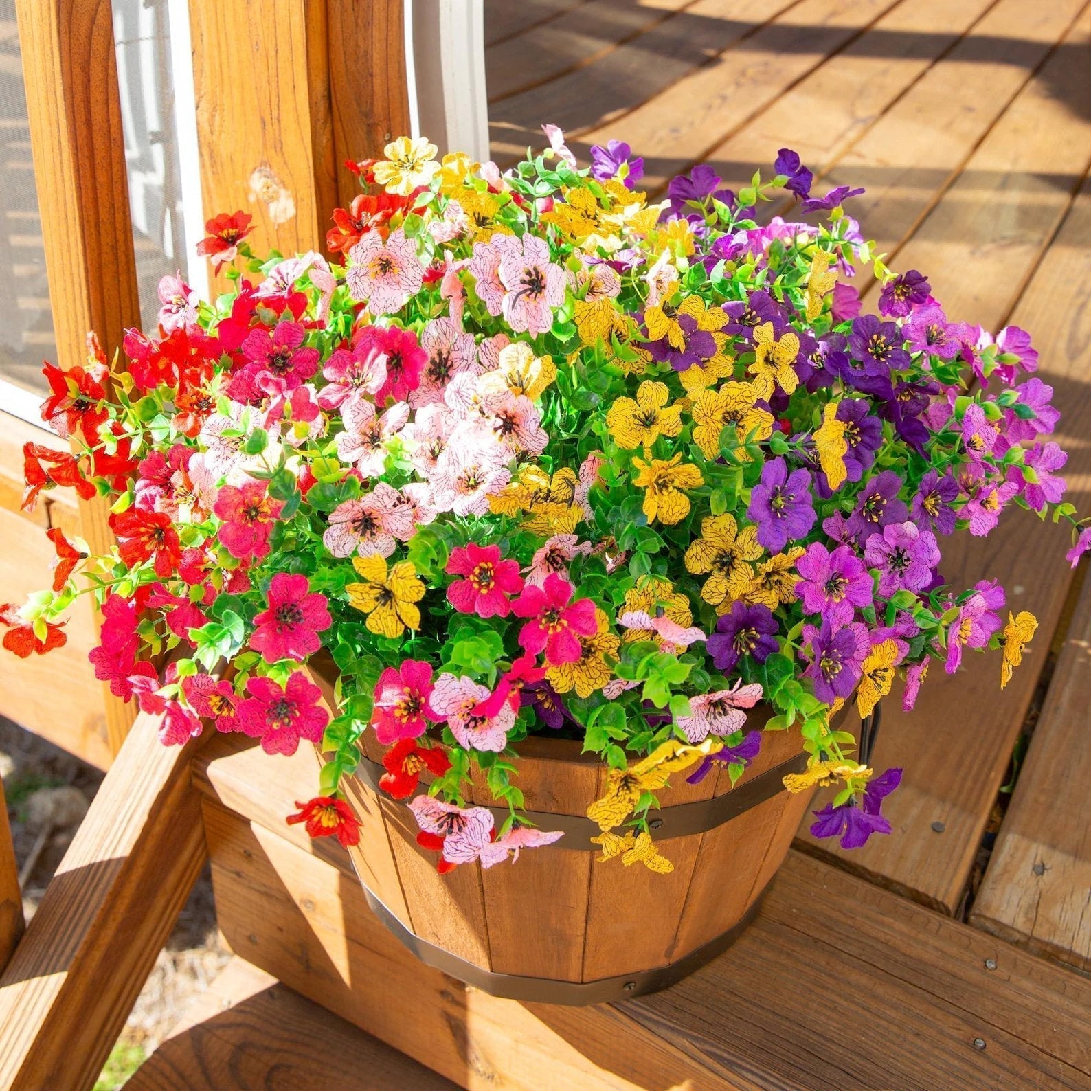 ⚡50K+ SOLD!💥Last Day Promotion!🌺UV Resistant Colorful Artificial Flower
