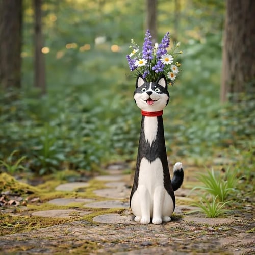 🔥Last Day 50% OFF - 🐶Handcrafted Quirky Dog Vase