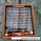 ❤️This Week's Special Price 49% OFF💜Pennies from Heaven Bank Wood Piggy Bank💋