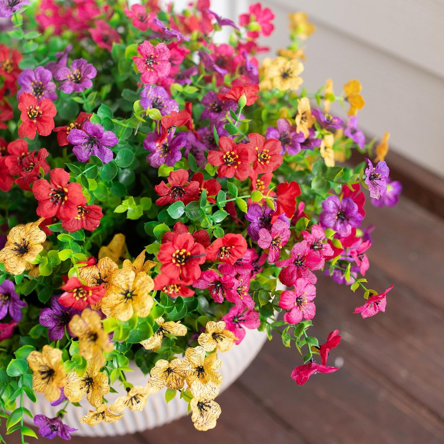 ⚡50K+ SOLD!💥Last Day Promotion!🌺UV Resistant Colorful Artificial Flower
