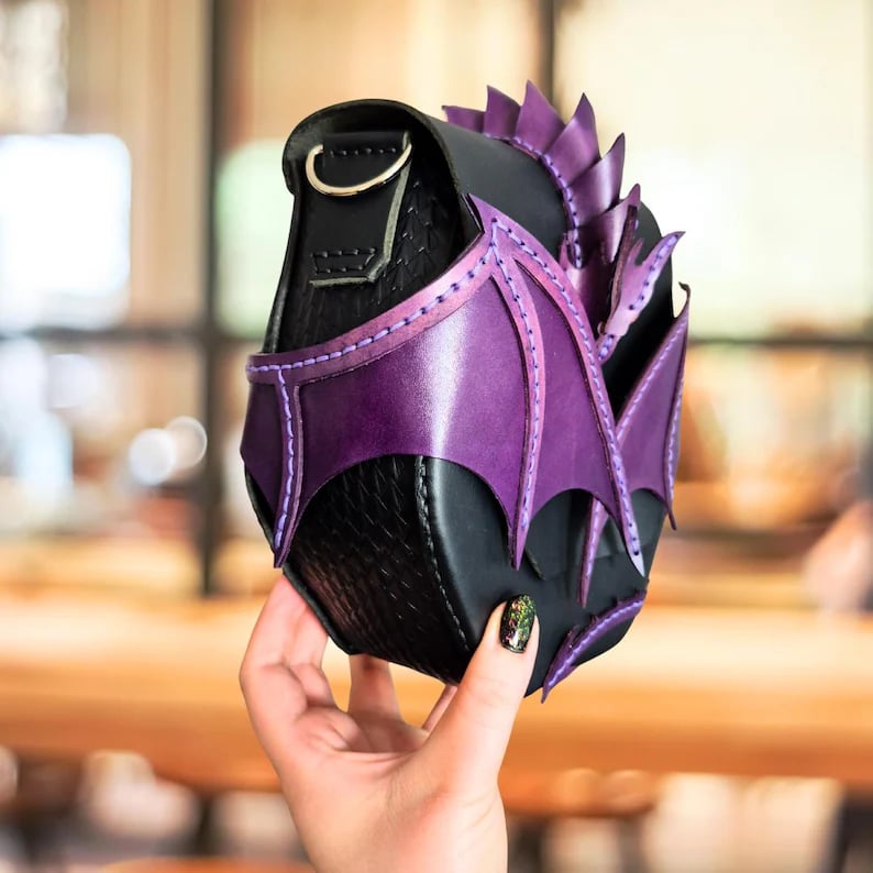 🔥Last Day Sale 49% OFF - 🐉Dragon Embrace shoulder bag natural leather💋