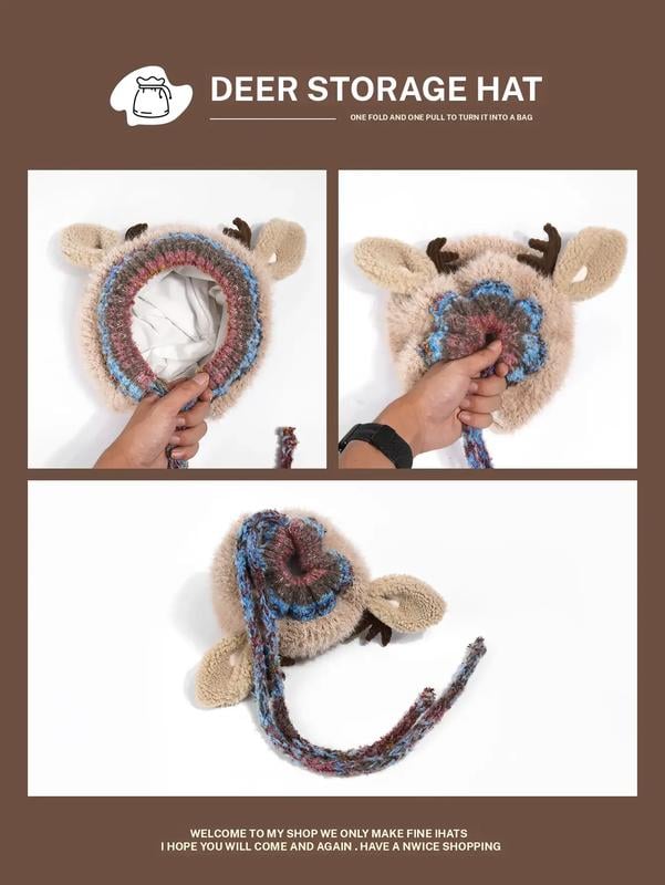 🏆Original Festive Christmas Antler Hat