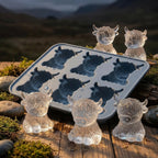 🐮 Mini Highland Cow Ice Cube Mold – Cute 3D Ice for Drinks, Parties & Gifts