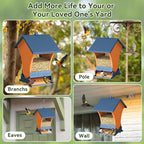 🐦Squirrel Proof Bird Feeder for Outdoors Hanging