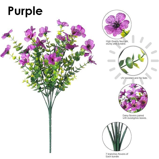 ⚡50K+ SOLD!💥Last Day Promotion!🌺UV Resistant Colorful Artificial Flower