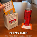 🥤The Retro-Tech Coaster Holder💾