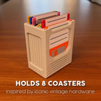 🥤The Retro-Tech Coaster Holder💾