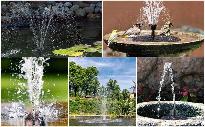 Hot Sale🔥⛲ Solar Fountain, Solar Powered Bird Bath Fountain Pump