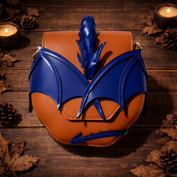 🔥Last Day Sale 49% OFF - 🐉Dragon Embrace shoulder bag natural leather💋