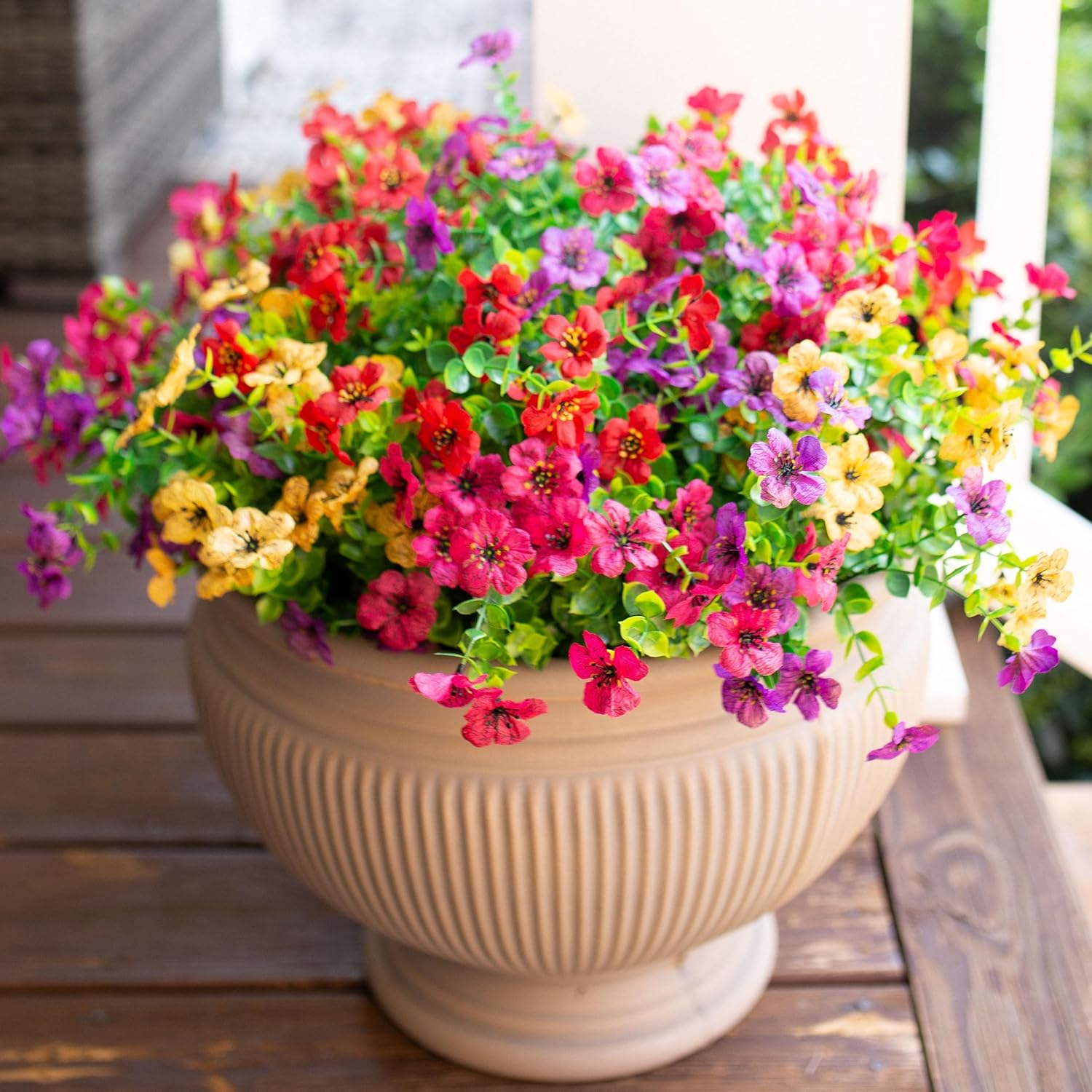 ⚡50K+ SOLD!💥Last Day Promotion!🌺UV Resistant Colorful Artificial Flower