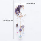 Moon Shape Tree of Life Sun Catcher Wind Chime