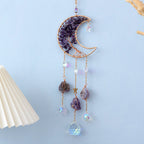 Moon Shape Tree of Life Sun Catcher Wind Chime