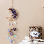 Moon Shape Tree of Life Sun Catcher Wind Chime