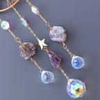 Moon Shape Tree of Life Sun Catcher Wind Chime