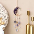 Moon Shape Tree of Life Sun Catcher Wind Chime