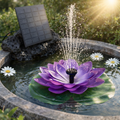 🔥Hot Sale 50% OFF🔥 Solar Lotus Bird Bath Fountain