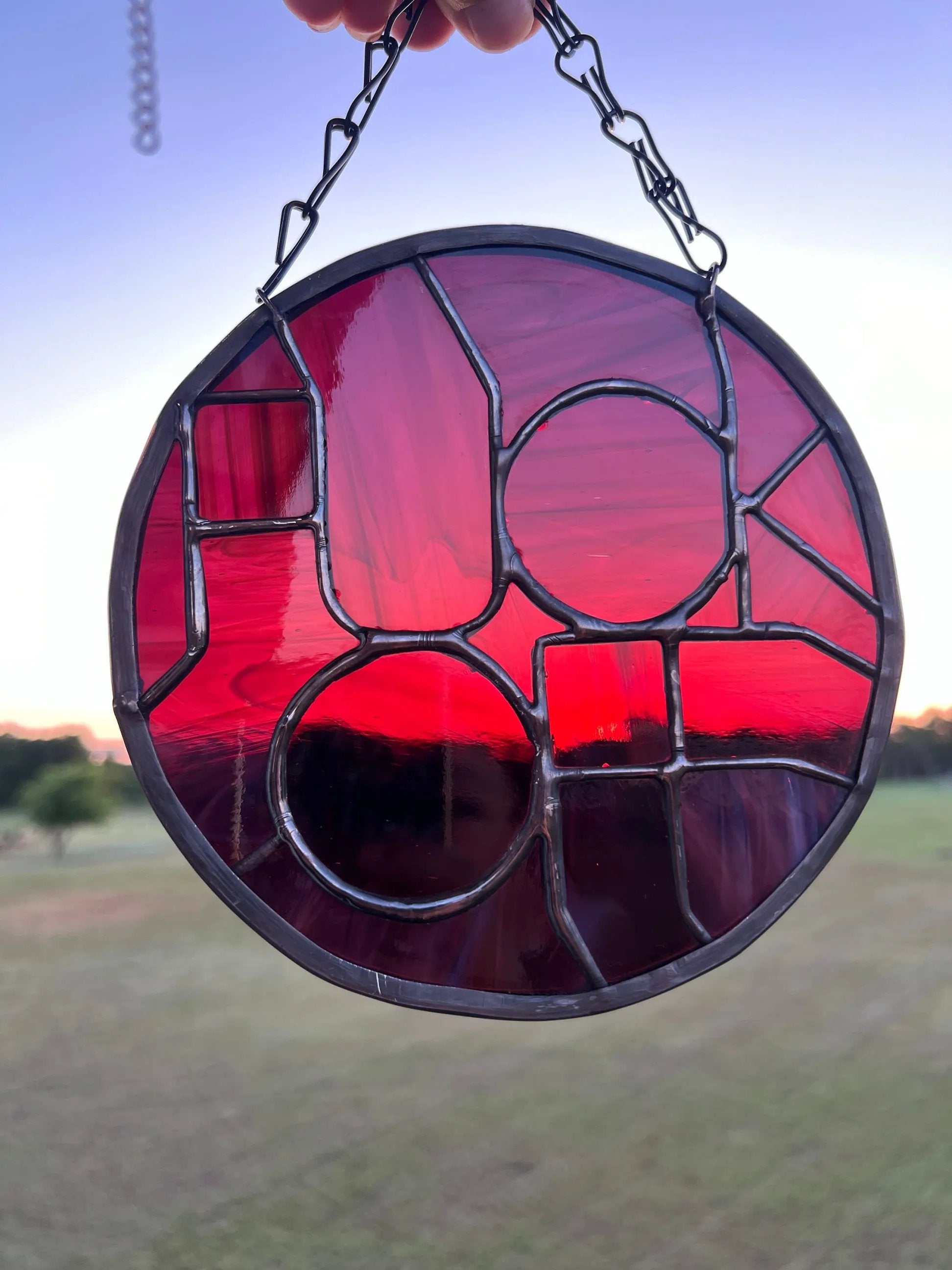 🔥Last Day 49% OFF - 🤣F*CK OFF Stained Glass Suncatcher – Bold, Bright & Unapologetically Funny