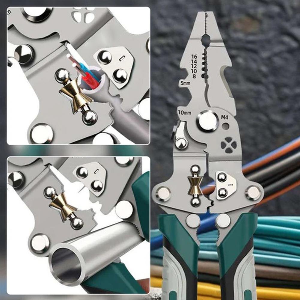 🔥Last Day Sale - 49% OFF💕-18 in 1 Foldable Multi-function Wire Stripper