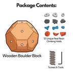 🧗‍♀️Handcrafted Boulder Block - Build Strength and Precision🏆