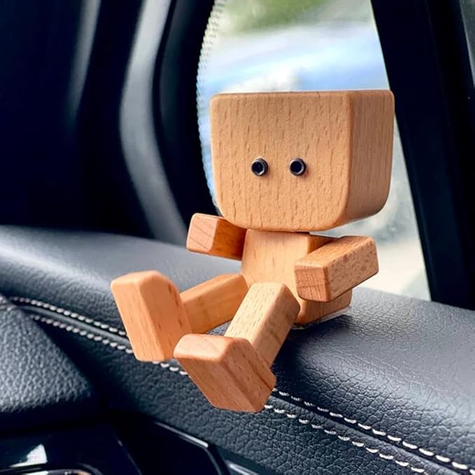 🔥Last Day 49% OFF - ❤🎁Shaking Feet Wooden Figure with 12PCS Magnetic Expressions