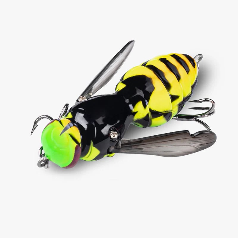 🐝🎣Surface-Crawling Wasp Replica Lure for Fishing