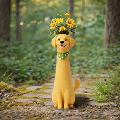 🔥Last Day 50% OFF - 🐶Handcrafted Quirky Dog Vase