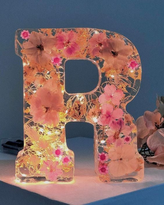 🌸Last Day 49% OFF - Flowers Resin Night Light (Free Shipping)