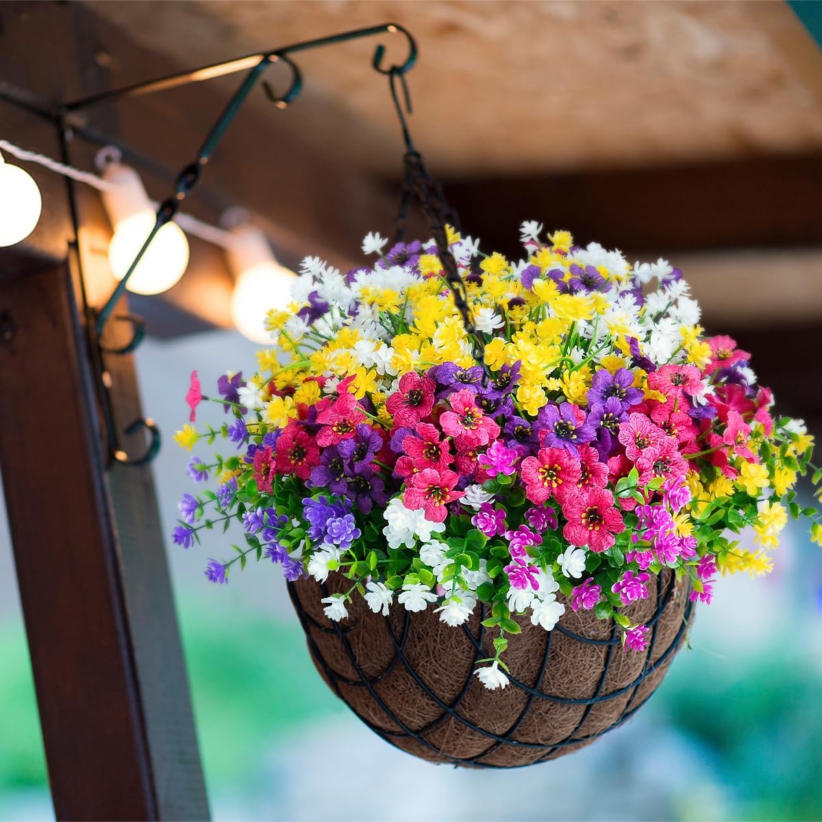 ⚡50K+ SOLD!💥Last Day Promotion!🌺UV Resistant Colorful Artificial Flower