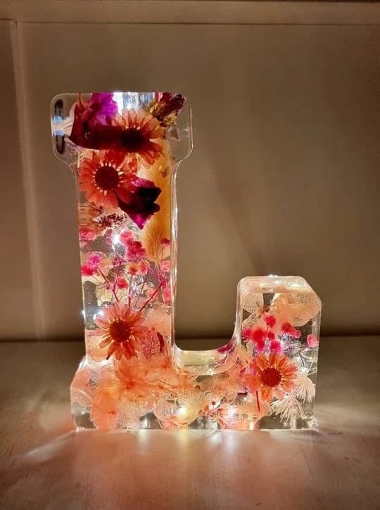 🌸Last Day 49% OFF - Flowers Resin Night Light (Free Shipping)